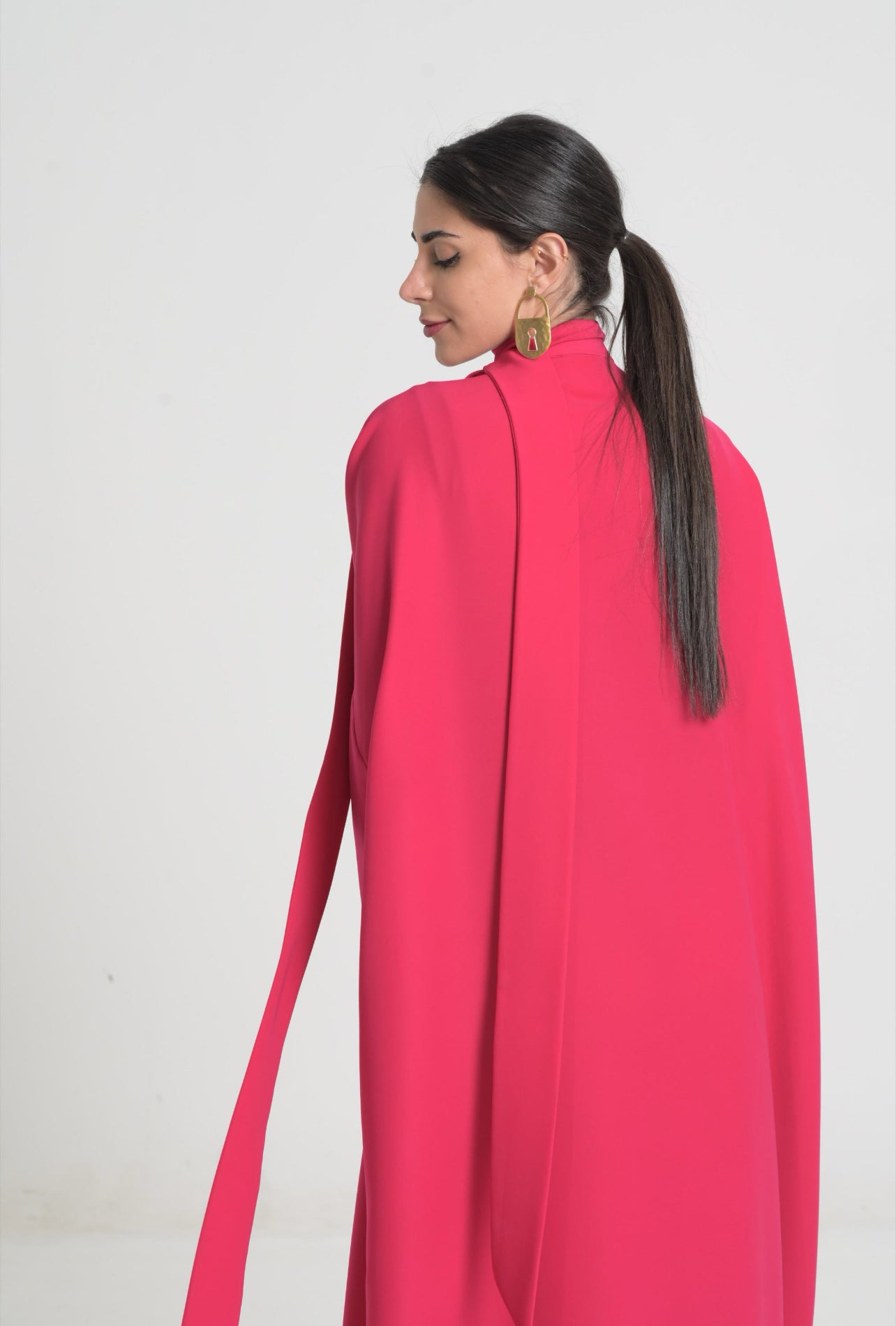 One size pink caftan