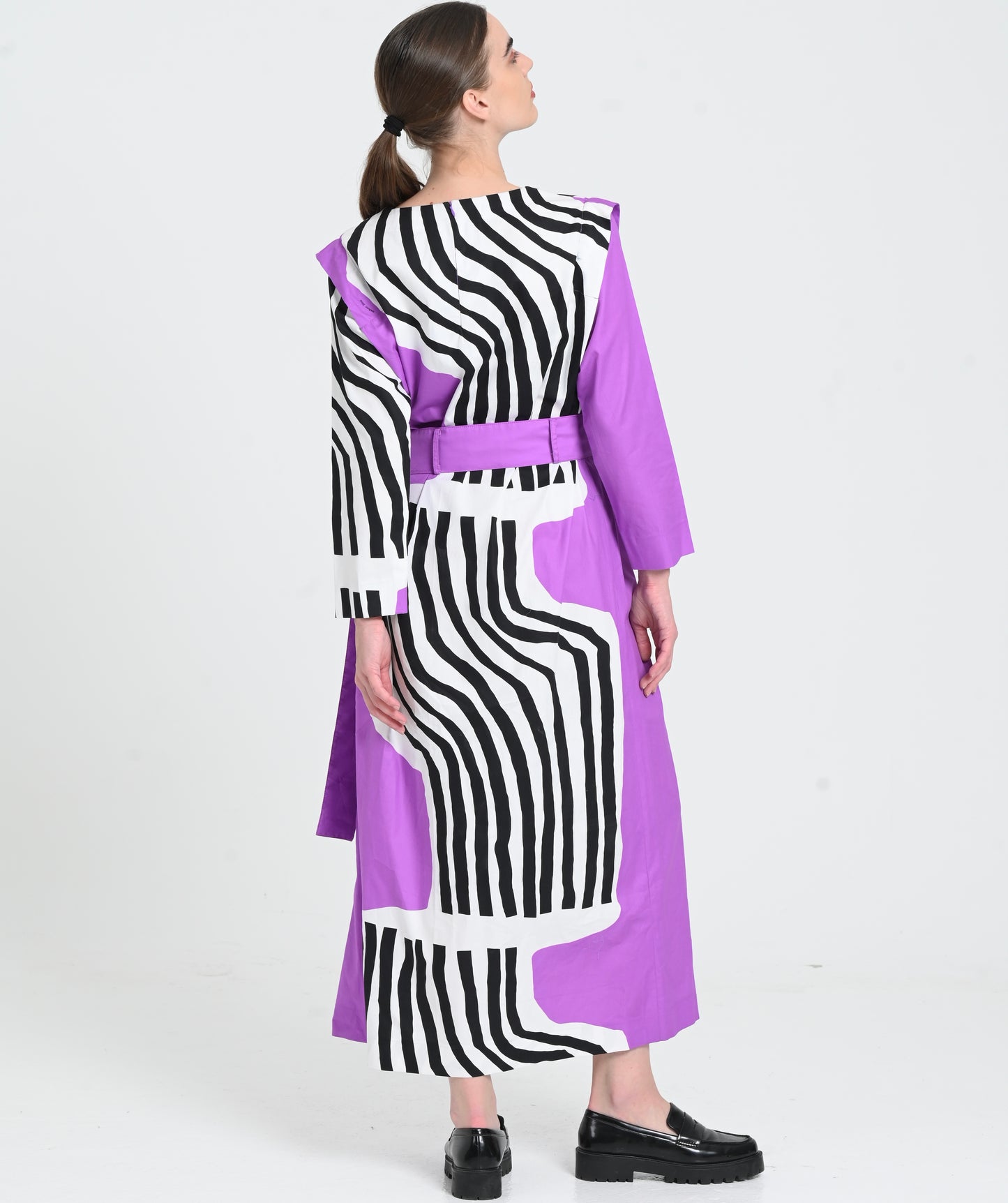purple dress