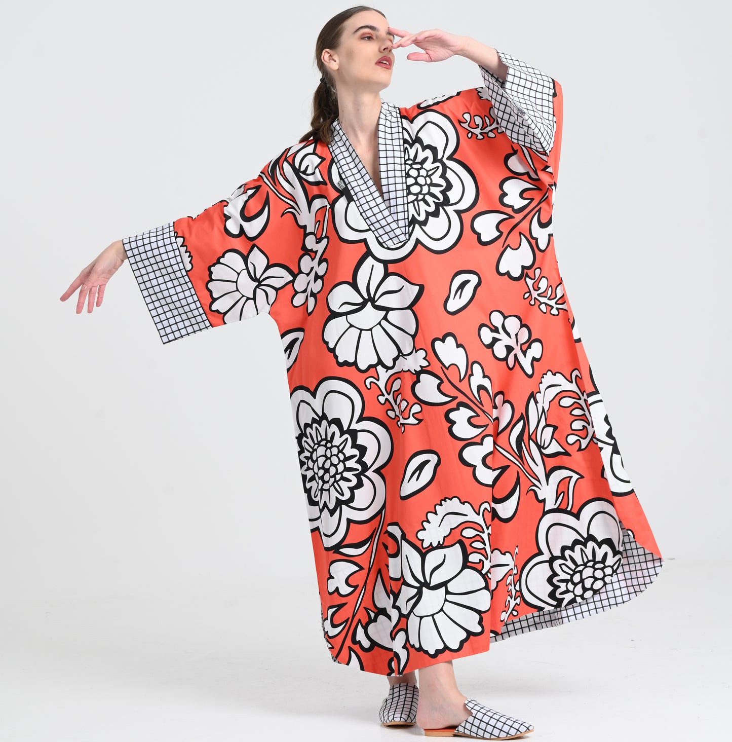 Orange dress one size