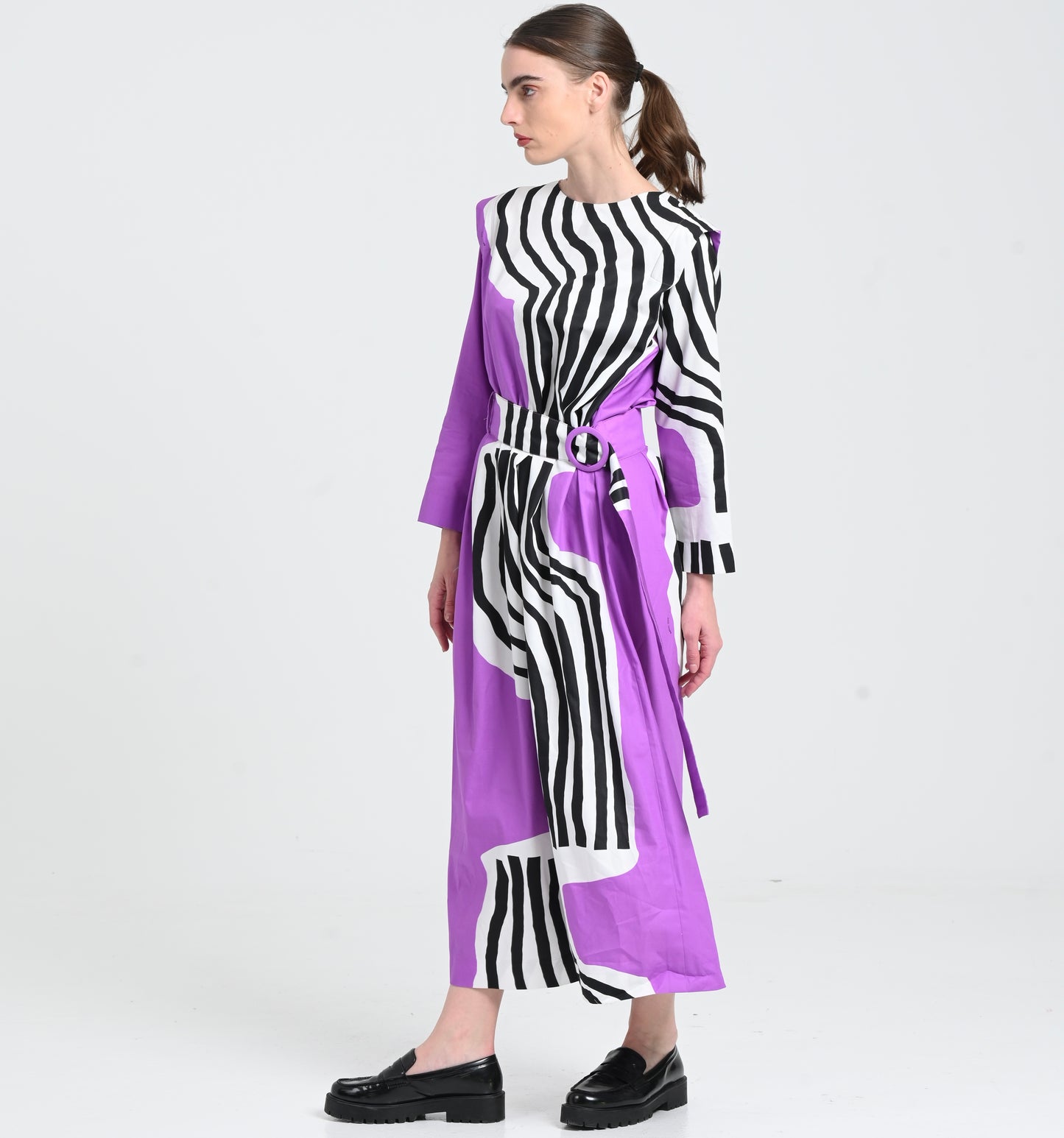 purple dress